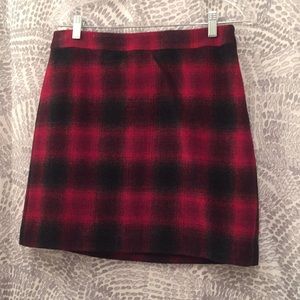 Banana Republic Buffalo Plaid Skirt